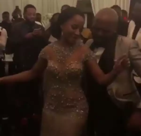 Adesua Etomi Rocks Banky W As They Dance To His Song 